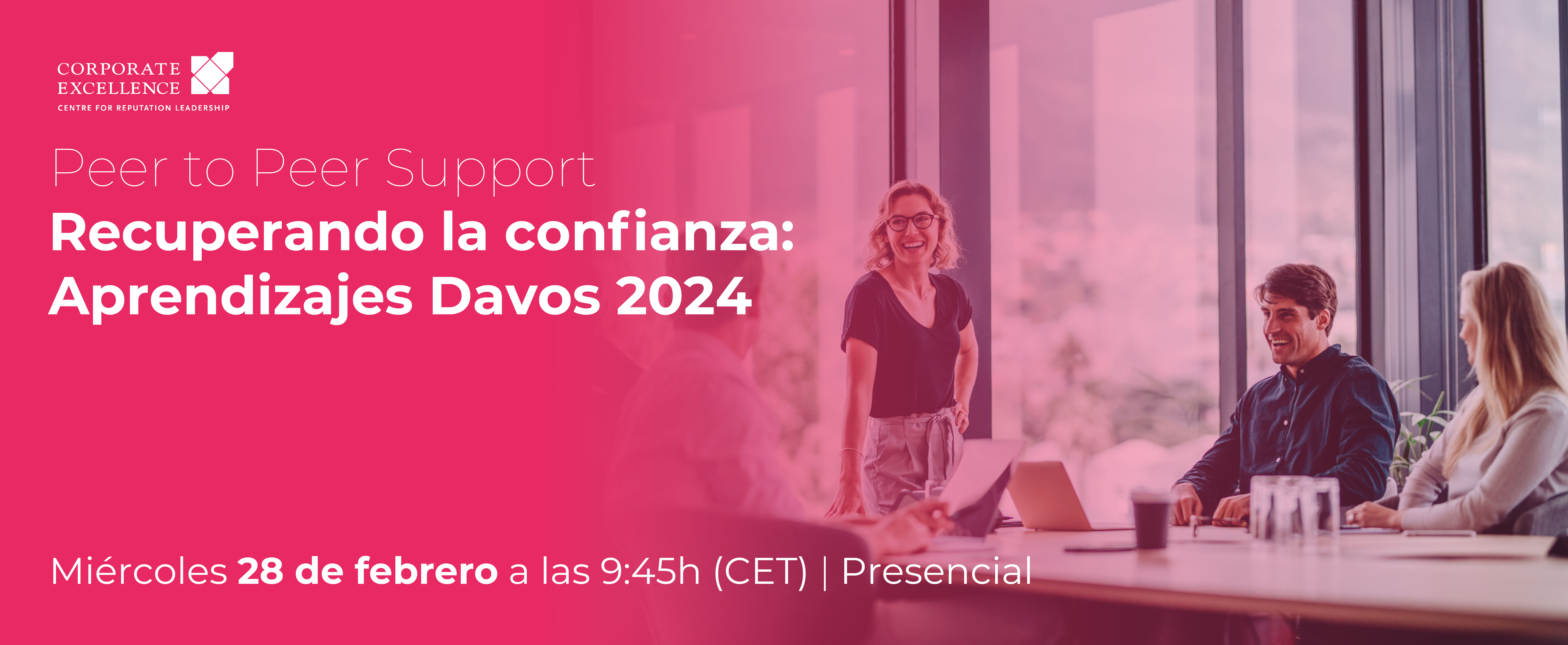 Peer to Peer Support | Recuperando la confianza: Aprendizajes Davos 2024