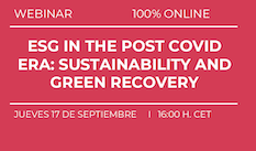 Trends & Reputation. Episodio VIII: ESG in the post COVID-19 era: Sustainability and Green Recovery